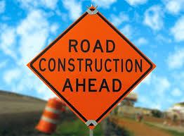 road construction sign