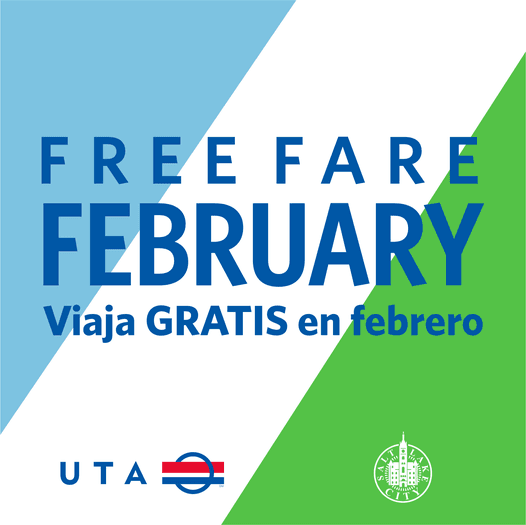 Utah Transit Authority makes all fare free for the month of February