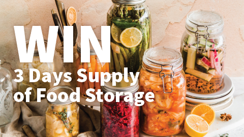 Watch the Food Storage Seminar Video & take a quiz to be entered in a drawing for a prize