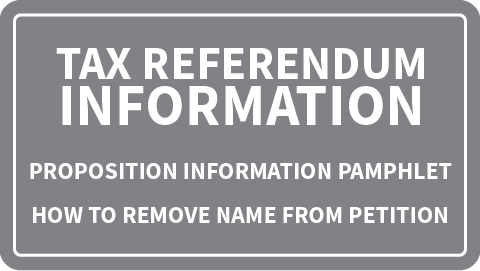 Tax Referendum Information