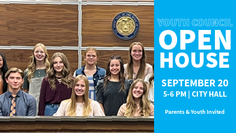 Youth Council Open House September 20