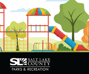 Illustration of outdoor park with a slide