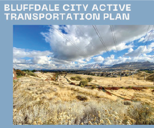 Field looking over Bluffdale