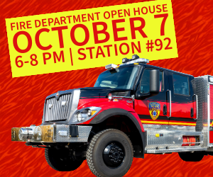 Fire Engine with a red background