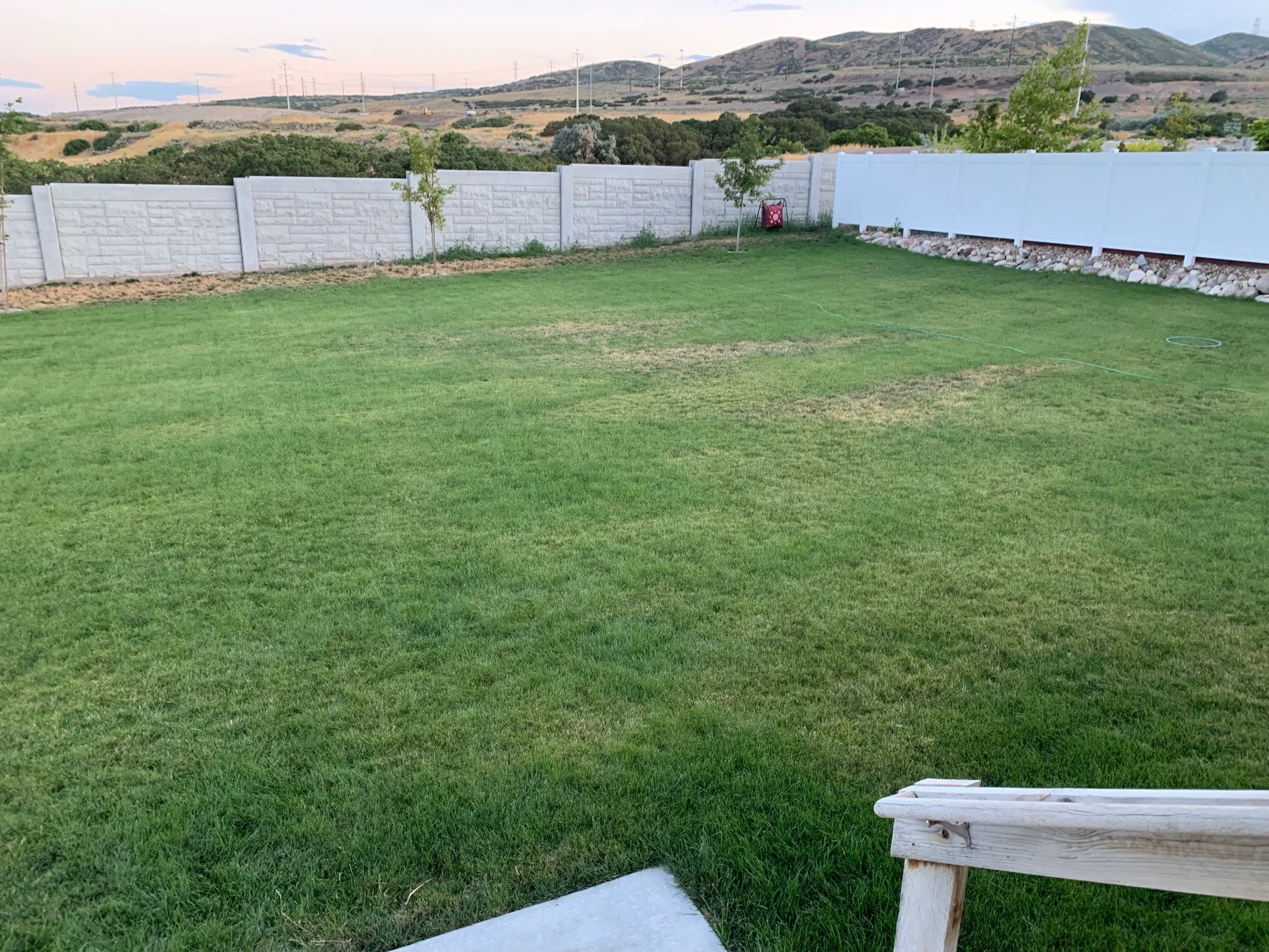 A Bluffdale backyard before improvements