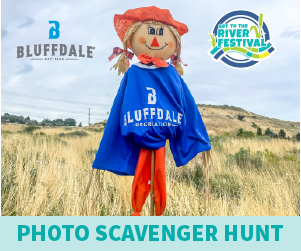 Scarecrow with Bluffdale Recreation Shirt